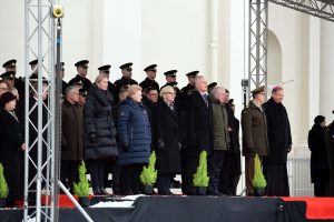  Vilniuje įvyko iškilminga Lietuvos kariuomenės rikiuotė ir paradas su sąjungininkais