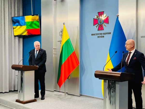  Kijeve apsilankęs ministras A. Anušauskas: Ukrainos kova yra ir mūsų kova