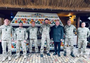  Kijeve apsilankęs ministras A. Anušauskas: Ukrainos kova yra ir mūsų kova