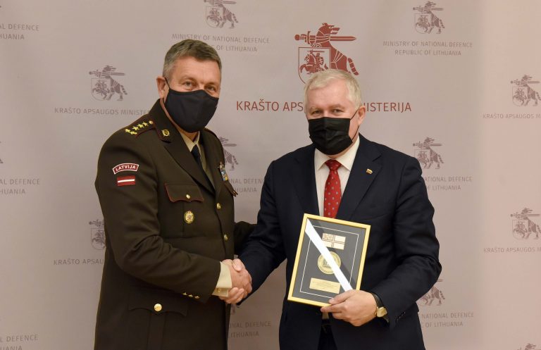 The Belarusian hybrid attack has demonstrated the vitality of Baltic states’ movement, said A. Anušauskas to Latvian Chief of Defence