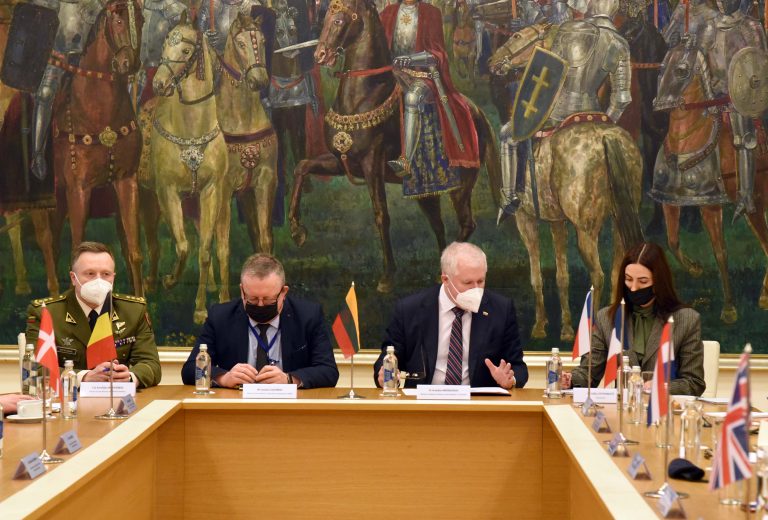 A. Anušauskas and NATO ambassadors surveyed potential further measures to strengthen regional security