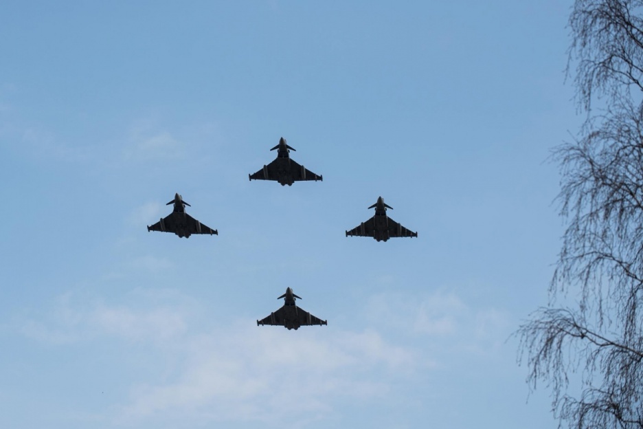 Data on interceptions of aircraft completed near the Baltic States' borders on June 13–19, 2022