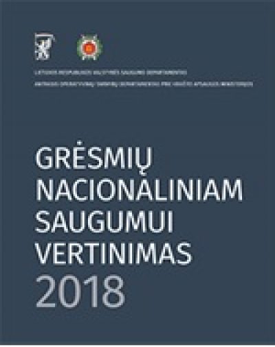 Knyga. „Grėsmių nacionaliniam saugumui vertinimas (2018)“. VSD ir KAM, 2018.