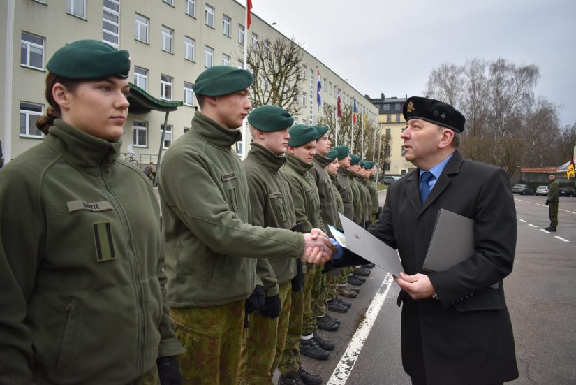 Padėkos Generolo Jono Žemaičio Lietuvos karo akademijos kariūnams