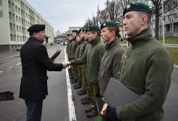  Padėkos Generolo Jono Žemaičio Lietuvos karo akademijos kariūnams