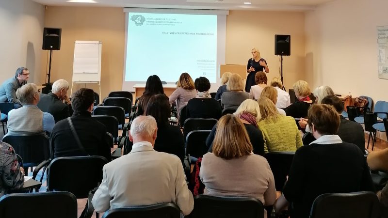 Mobilizacinis seminaras NVSC prie SAM Klaipėdos departamento darbuotojams