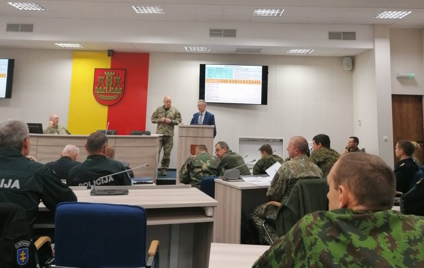 Klaipėdoje vyko tyrinėjamosios stalo pratybos „Perkūno bastionas 2019“