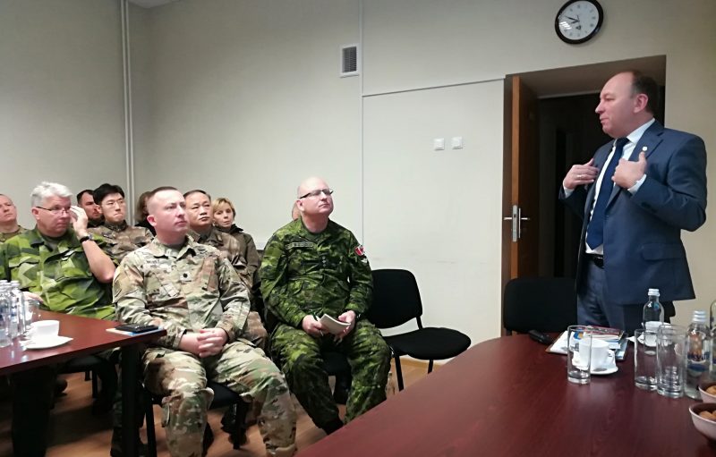 Lietuvai akredituotų užsienio gynybos atašė delegacijos vizitas