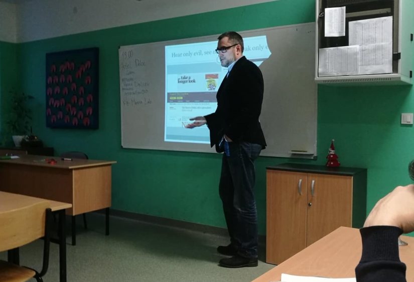 Pasidalinta sukaupta patirtimi su tarpvalstybinių medijų raštingumo mokymų dalyviais