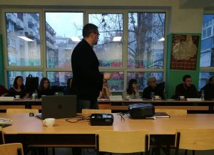  Pasidalinta sukaupta patirtimi su tarpvalstybinių medijų raštingumo mokymų dalyviais
