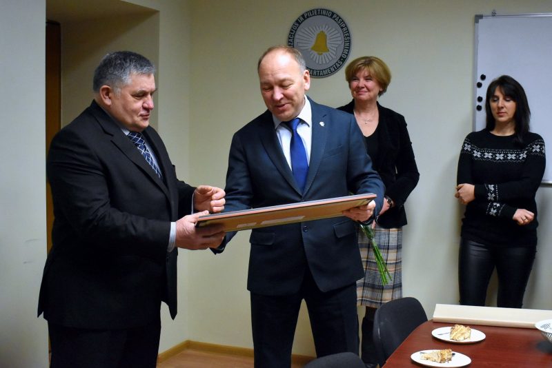Jubiliejaus proga pagerbtas pirmasis departamento direktorius dim. plk. Vytautas Lukavičius