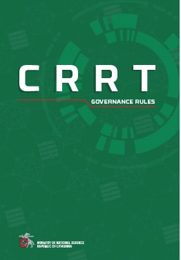 Brošiūra. „Governance rules for cyber rapid response teams and mutual assistance in cyber security (CRRT)“, KAM, 2019.
