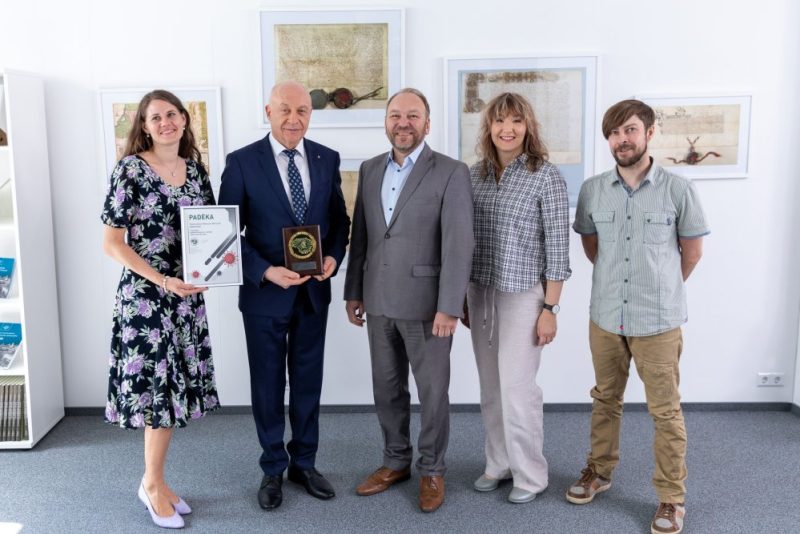 Padėka Lietuvos nacionalinei Martyno Mažvydo bibliotekai už paramą valstybei COVID-19 krizės akivaizdoje