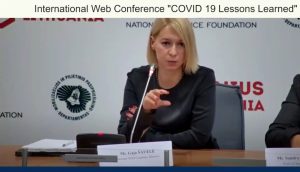  Tarptautinėje konferencijoje „Covid 19 – išmoktos pamokos“ analizuota Lietuvos ir kitų valstybių patirtis