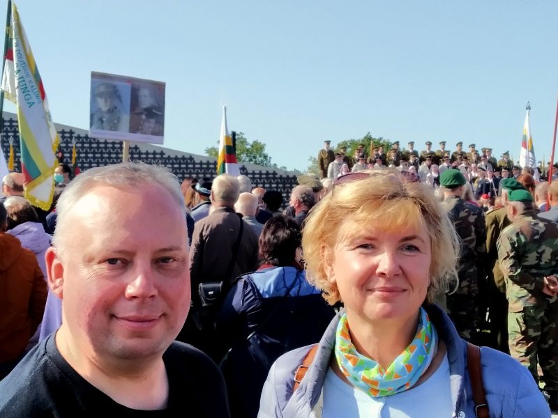 Memorialo Lietuvos partizanams atidaryme pagerbti žuvusieji už Lietuvos laisvę