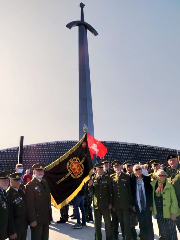  Memorialo Lietuvos partizanams atidaryme pagerbti žuvusieji už Lietuvos laisvę