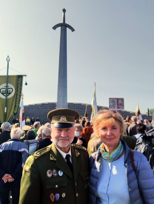  Memorialo Lietuvos partizanams atidaryme pagerbti žuvusieji už Lietuvos laisvę
