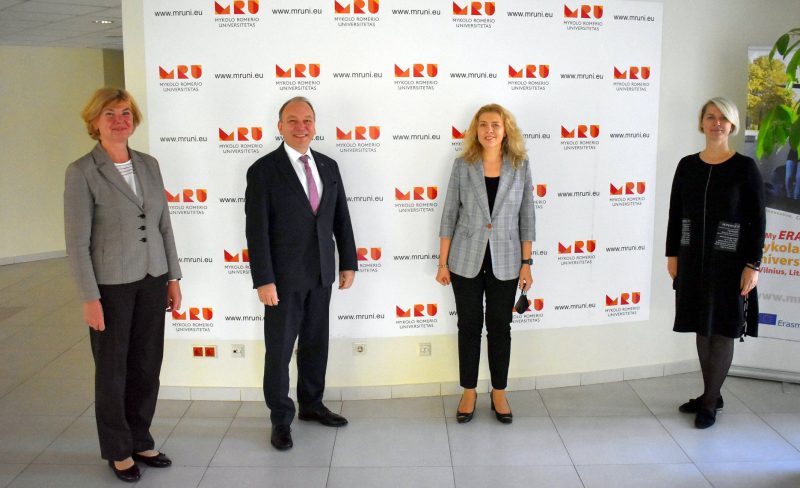 Aptartos bendradarbiavimo su Mykolo Romerio universitetu perspektyvos
