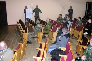 Utenos šauliai pagilino žinias apie galimus pilietinio pasipriešinimo būdus
