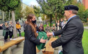  Pilietiškumo pamoka Lazdijų Motiejaus Gustaičio gimnazijos mokiniams