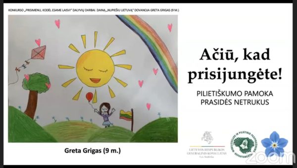  Pilietiškumo pamoka – vebinaras Laisvės gynėjams atminti