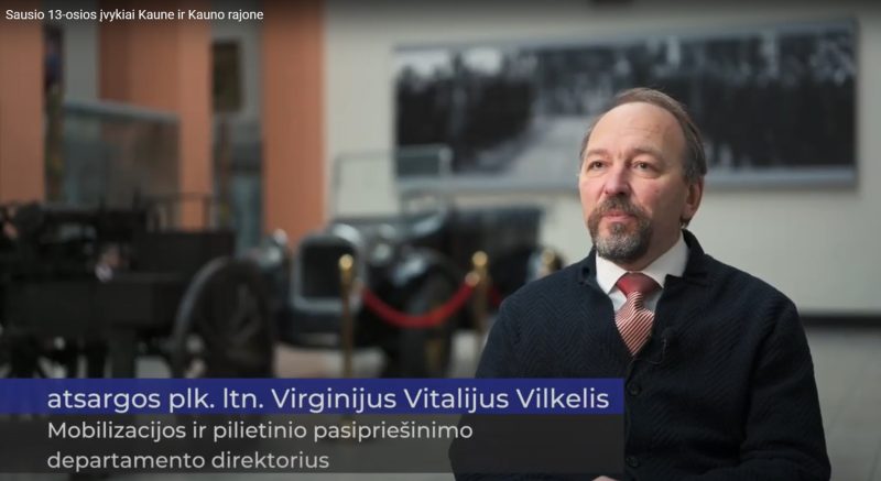Prisiminimais apie 1991 m. sausio įvykius dalijasi Virginijus Vilkelis