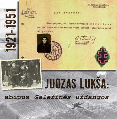 Lankstinukas. “Juozas Lukša: abipus geležinės uždangos”, KAM, 2020.