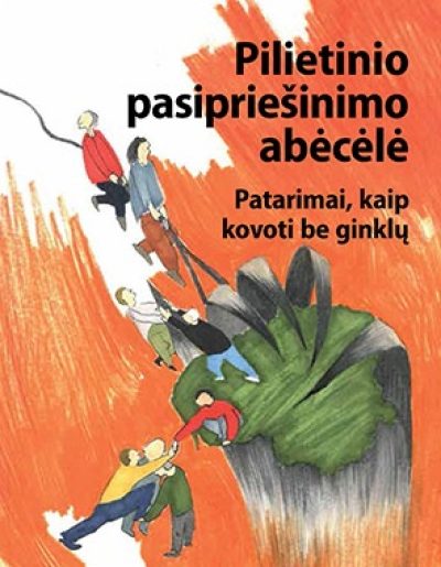 Knyga. Albertas Daugirdas „Pilietinio pasipriešinimo abėcėlė. Patarimai, kaip kovoti be ginklų“, MPPD prie KAM, 2020.