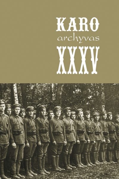Knyga. Gintautas Surgailis “Karo archyvas. XXXV tomas”, LKA, 2020.