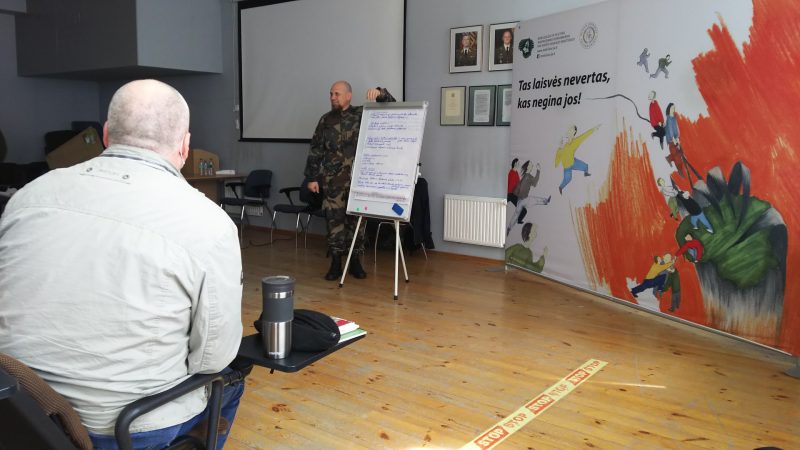 Klaipėdos šauliai lyderiauja pilietinio pasipriešinimo žinių fronte