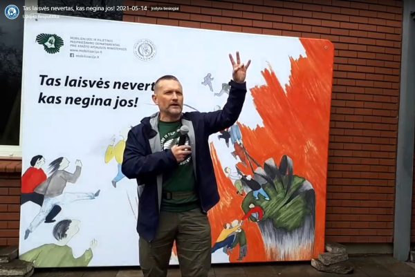  Mokomojo leidinio „Pilietinio pasipriešinimo abėcėlė. Patarimai, kaip kovoti be ginklų“ pristatymas