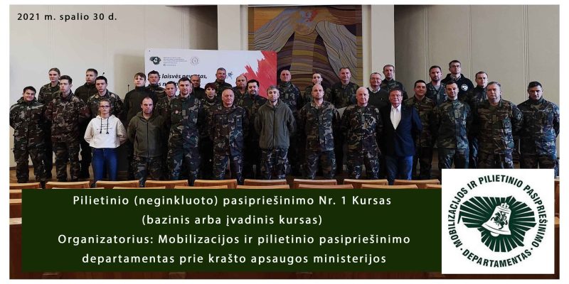 Pilietinio pasipriešinimo kursą jau baigė tūkstantis šaulių