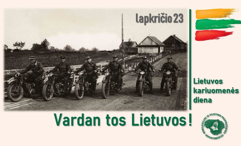 Sveikiname su Lietuvos kariuomenės diena