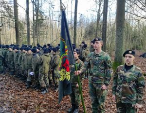  Pagerbti Generolo Povilo Plechavičiaus kadetų licėjaus auklėtiniai jų priesaikos ceremonijoje