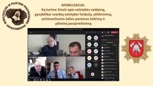  Mobilizaciniai seminarai surengti dar septynių strategiškai svarbių valstybės institucijų darbuotojams