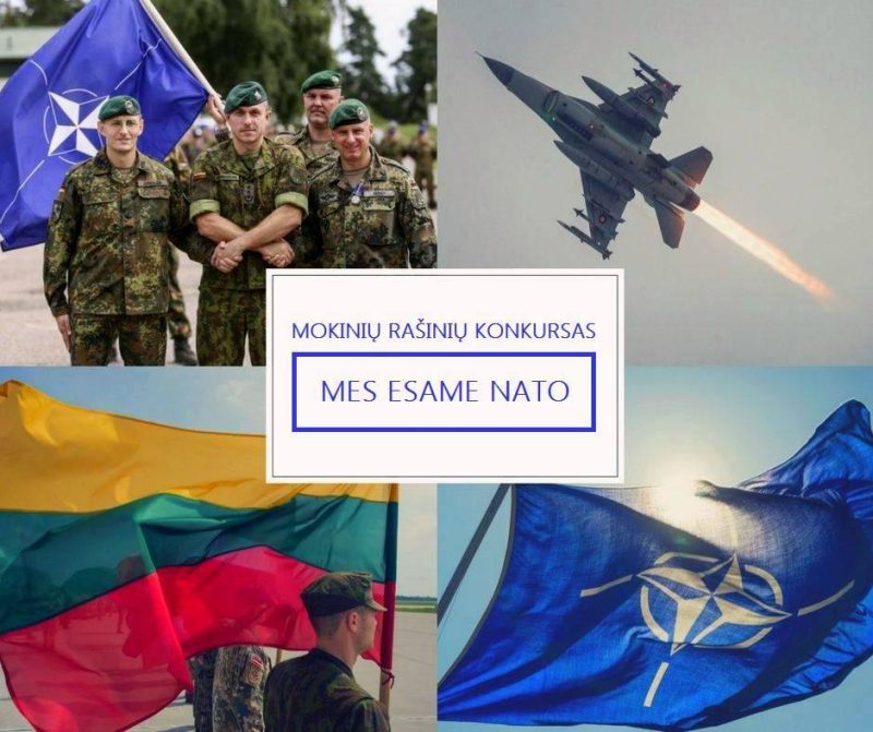 Mokinių rašinių konkursas „Mes esame NATO“ kviečia dalyvauti