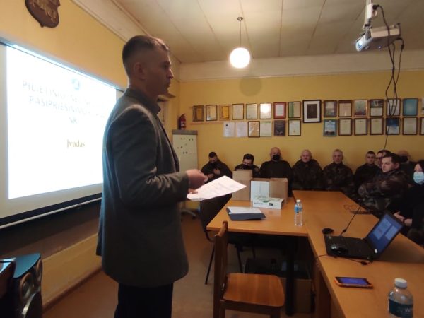  Apmokyti Panevėžio regiono šauliai