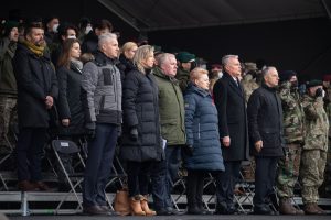  Ministras A. Anušauskas: penkmetį Lietuvoje dislokuotos NATO priešakinės pajėgos – sąjungininkų solidarumo ir įsipareigojimo kolektyvinei gynybai įrodymas