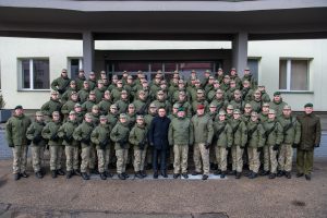  Karo akademijoje prisiekė Jaunesniųjų karininkų vadų mokymų klausytojai