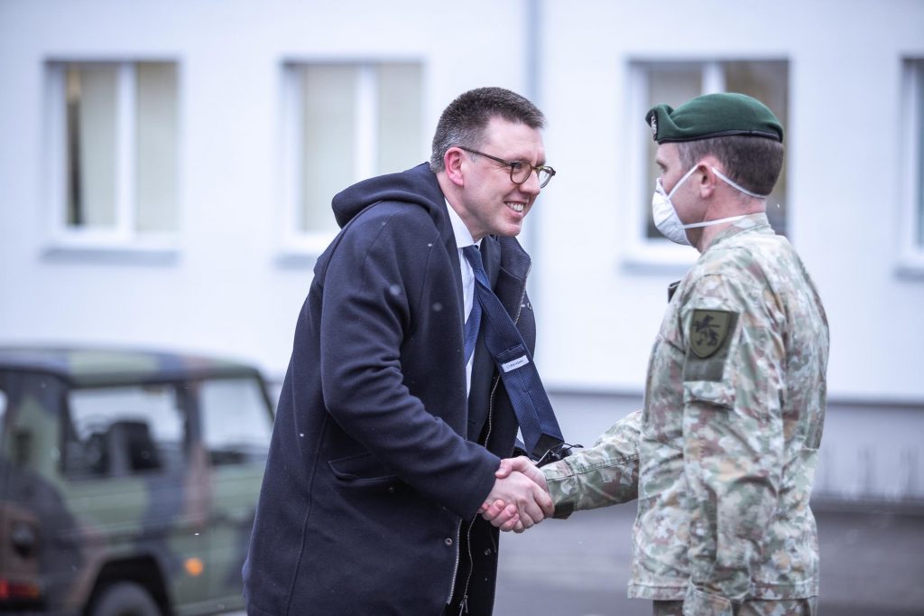 The present security situation requires mutual efforts of the EU and NATO, says Vice Minister of National Defence Ž. Tomkus meeting MEPs at Rukla