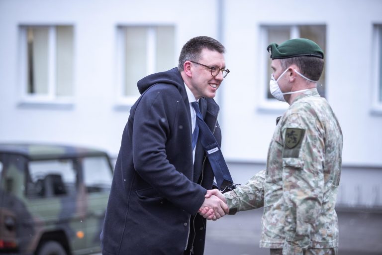The present security situation requires mutual efforts of the EU and NATO, says Vice Minister of National Defence Ž. Tomkus meeting MEPs at Rukla