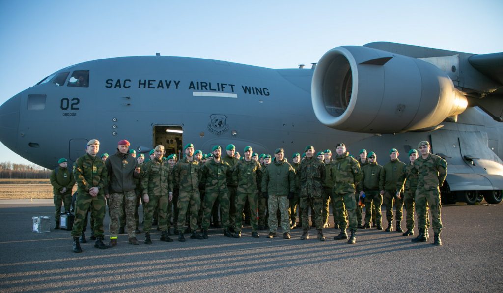 NATO eFP reinforcement from Norway arrived in Lithuania