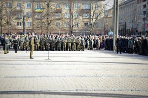  Šaulių priesaika ir jaunųjų šaulių pasižadėjimas Vilniuje