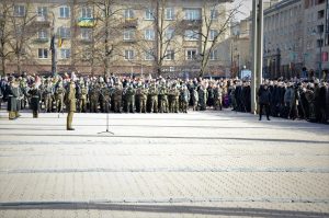  Šaulių priesaika ir jaunųjų šaulių pasižadėjimas Vilniuje