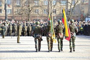  Šaulių priesaika ir jaunųjų šaulių pasižadėjimas Vilniuje