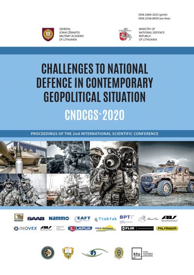 Knyga. „Challenges to national defence in contemporary geopolitical situation (CNDCGS) 2020”, LKA, 2020.