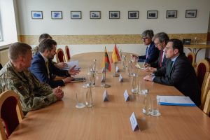  Vice Minister M. Abukevičius thanked Spain for contributing to the defence of the region: the security of NATO will depend on the security of the Eastern part of the Alliance