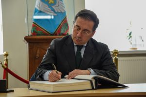  Viceministras M. Abukevičius padėkojo Ispanijai už indėlį į regiono gynybą: nuo rytinės NATO dalies saugumo priklausys viso Aljanso saugumas