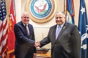  U.S. leadership is the pivotal weapon against Russia, says A. Anušauskas after meeting with U.S. service Secretaries