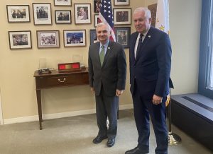  U.S. leadership is the pivotal weapon against Russia, says A. Anušauskas after meeting with U.S. service Secretaries